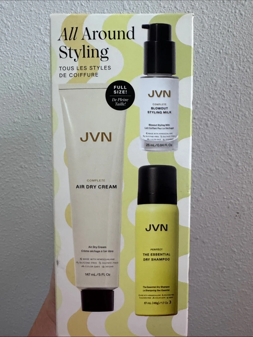 JVN ALL AROUND STYLING TRIO SET NEW